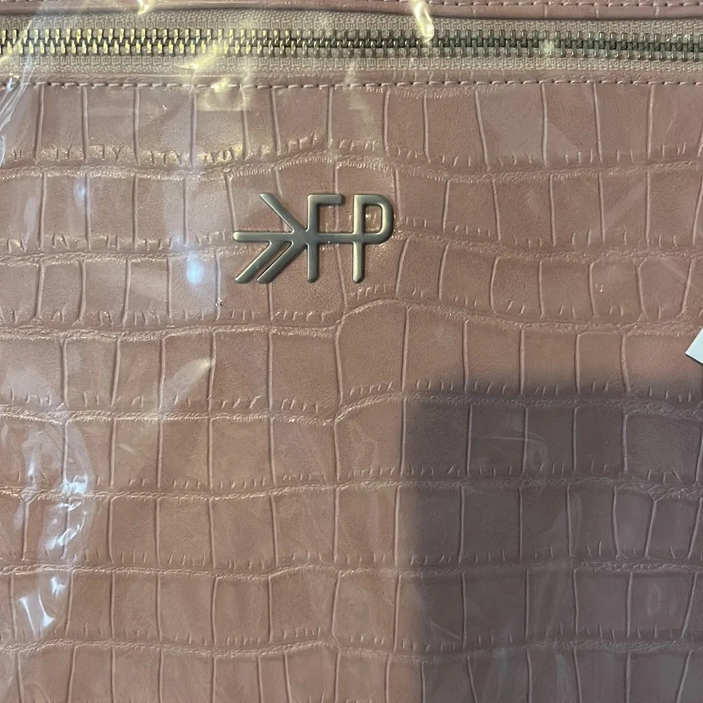 Minimal Water Resistant Faux Leather Diaper Backpack FRESHLY PICKED